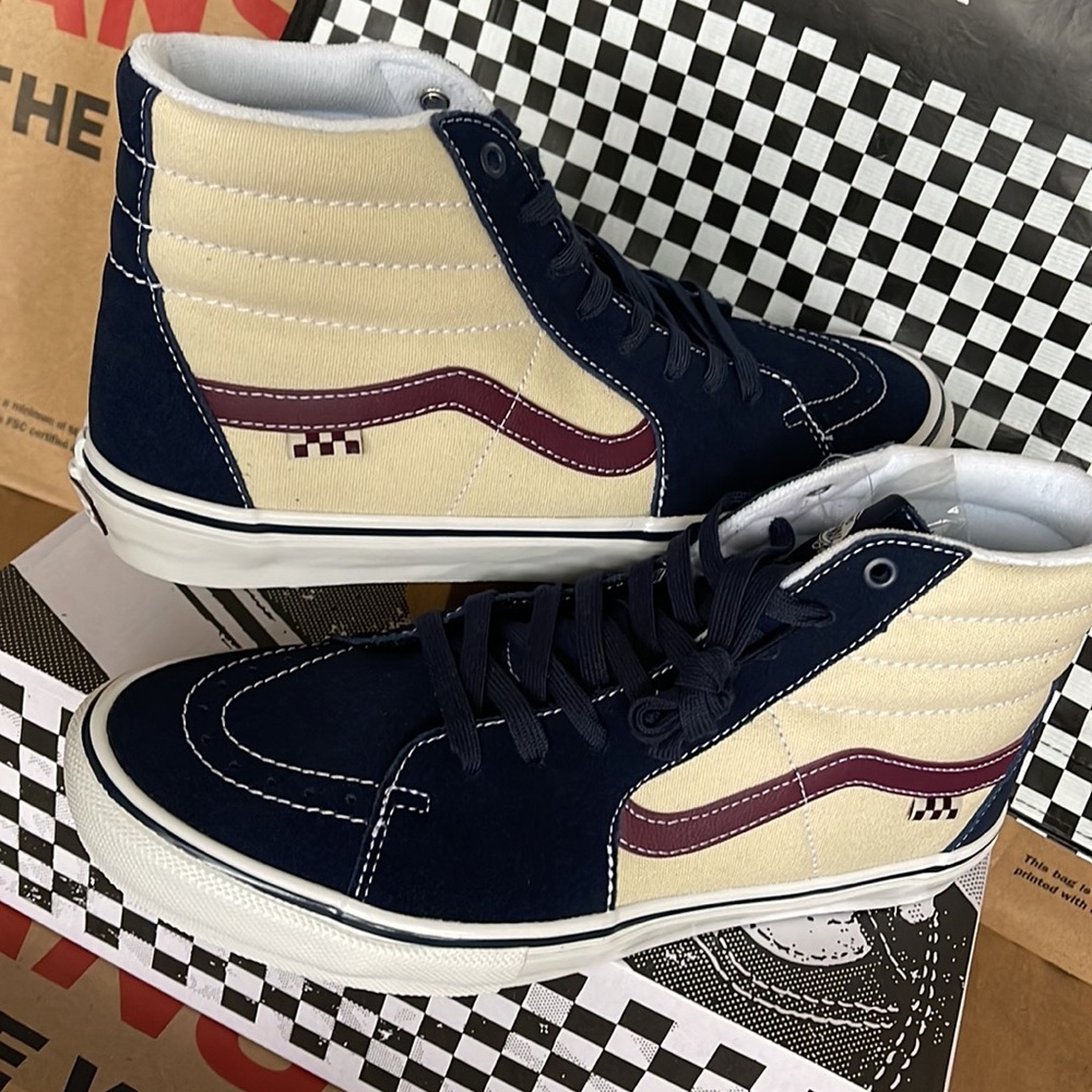 Vans Skate Sk8-Hi Dress Blues/Turtle Dove Men’s sneakers - Picture 11 of 16